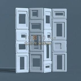 Partition Divider Modern Style 3d-modell