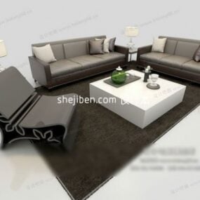 High Dining Table 3d model