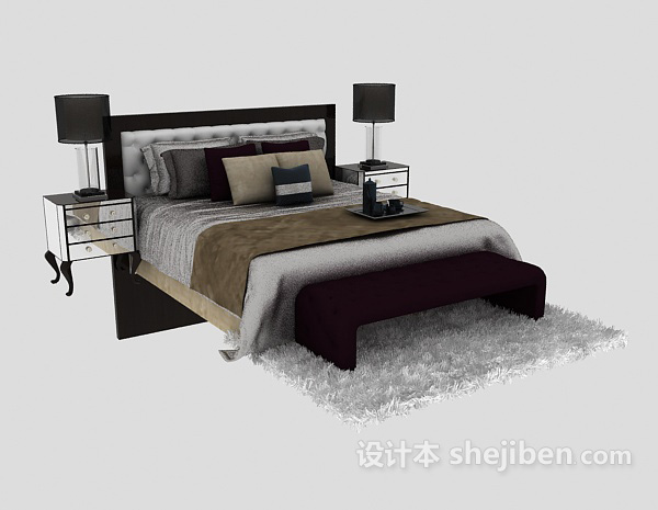 Hotel Double Bed Bedroom Set
