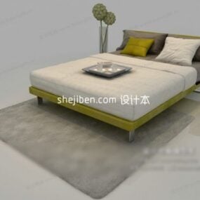 High Detailed Bedroom Room Scene 3d model