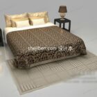 Double bed max3d model .