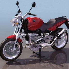 Classic Honda Motorcycle 3d model
