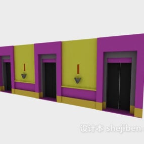 Elevator Wall Design 3d-model