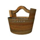 Japanese Wood Barrel