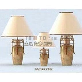 European Luxury Table Lamp Various Size 3d model