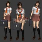 Japanese Schoolgirl Character