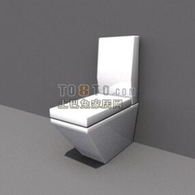 Toilet Square Style 3d-model