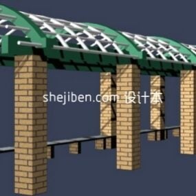 Struktur af Pathway Building 3d-model
