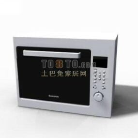 Modelo 3d de caixa de forno para eletrodomésticos