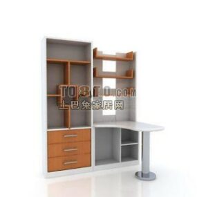 Bar Table With Cabinet 3d model