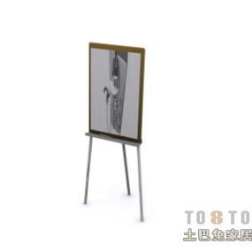 Painting Easel 3d-modell