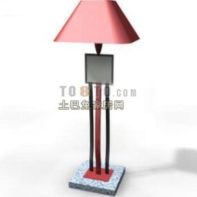 Floor Lamp Antique Shade 3d model