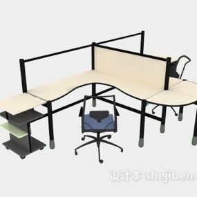 Office Work Desk Table 3d model