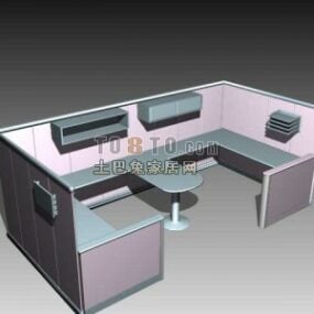 Office Hall Space 3d model