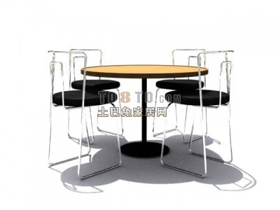 Mesa y silla para restaurante de café