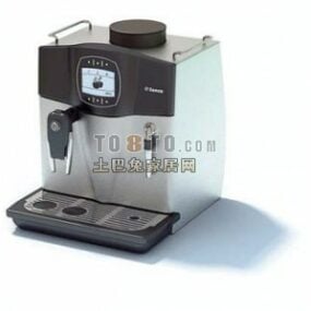 咖啡机银色3d模型
