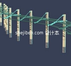 Baluster And Balustrade Structure 3d model