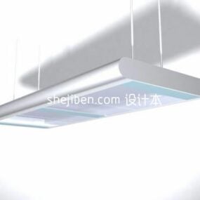 Rectangle Ceiling Lamp Hanging Style 3d model