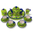 Teapot Cup Set Green Color