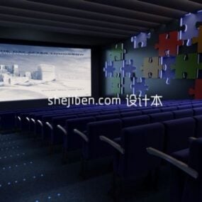 Cinema Space Interior 3d model