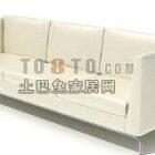 Office space sofa 3d model .