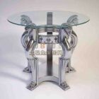 Glass coffee table 3d model ed.
