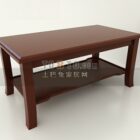 The classical Chinese coffee table 3d model is ed.