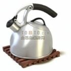 Electric kettle 3d model .