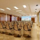 Large conference room 3d model .