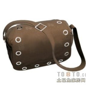 Fashion Leather Bag For Women 3d model