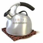Aluminum Kettle With Black Handle