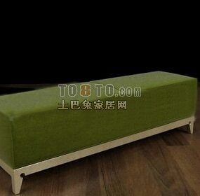 Fabric Sofa Wood Frame 3d model