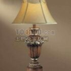 European Table Lamp Brass Base
