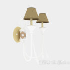 Wall Lamp Antique Style Brown Color