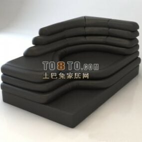 Nowoczesna sofa w stylu wielu kroków Model 3D