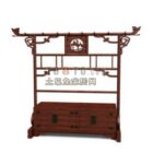 Chinese display cabinet 3d model .