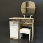Modern Makeup Table With Mirror