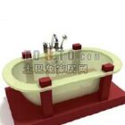 Ceramic Bathtub With Stand