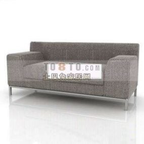 Modern Grey Upholstery Sofa 3d model