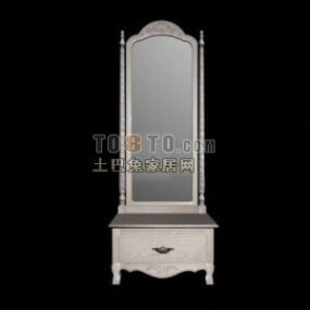 Cermin Bilik Mandi Klasik Dengan Model 3d Kabinet