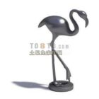Crane Bird Sculpture Tableware Decoration