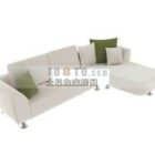 Modern Sectional Sofa White Color
