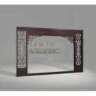 Carved Partition Wooden Material