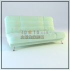 Καναπές-κρεβάτι Κυανό Χρώμα