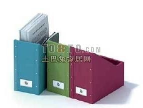 Suporte de papel de arquivo acessórios de escritório modelo 3d