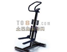 Sports Fitness Treadmill With Hand Holder 3d model
