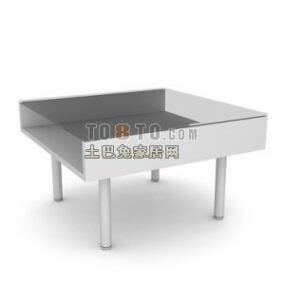 3д модель приставного столика-витрины для ювелирных изделий
