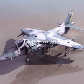 Avion de chasse militaire modèle 3D