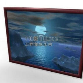 Decorative Wall Painting Frame 3d model