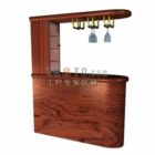 Wine Rack Wooden Cabinet